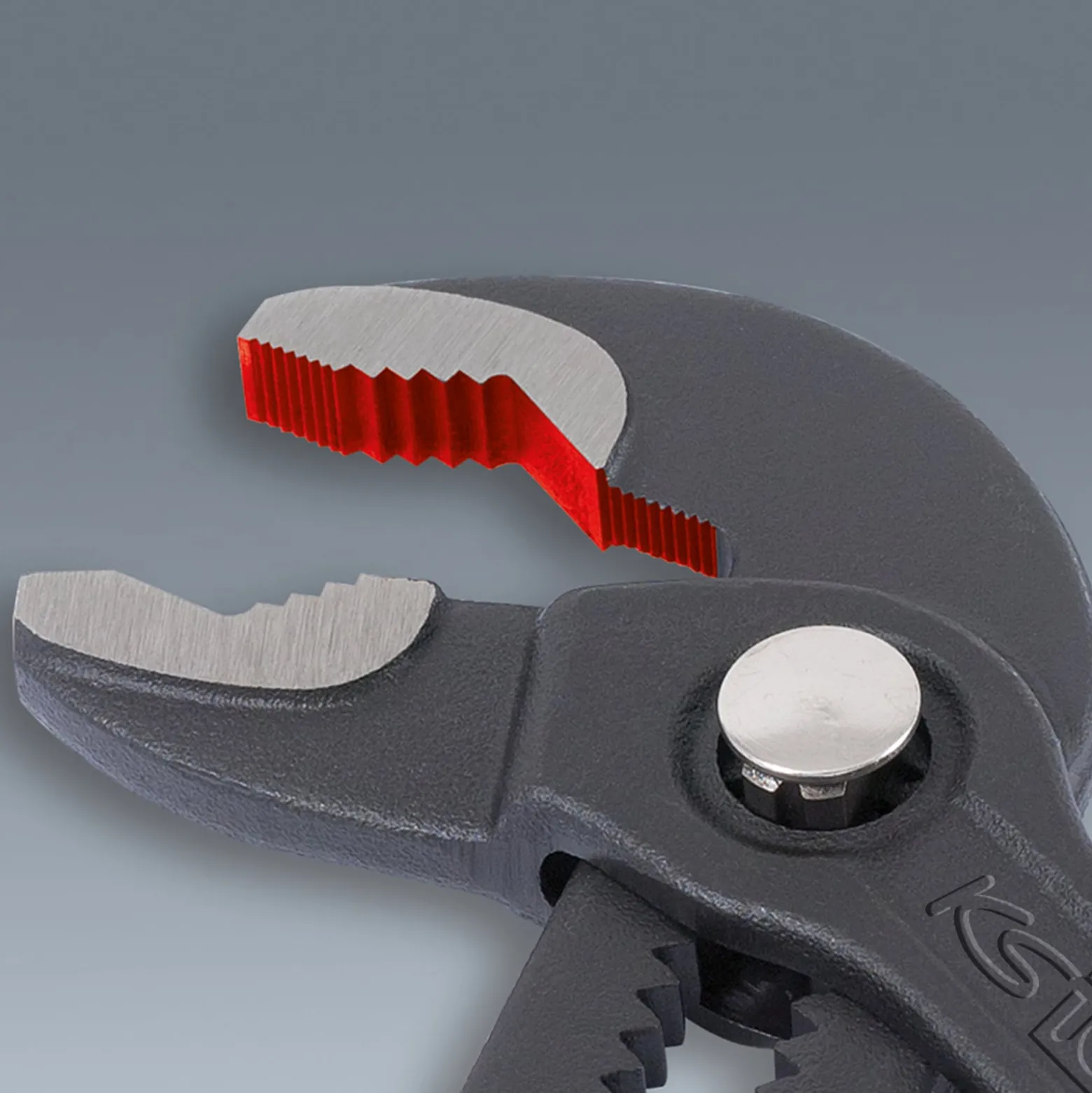 KS TOOLS Wasserpumpenzange mit Druckknopfverstellung 175 mm - 115.2011