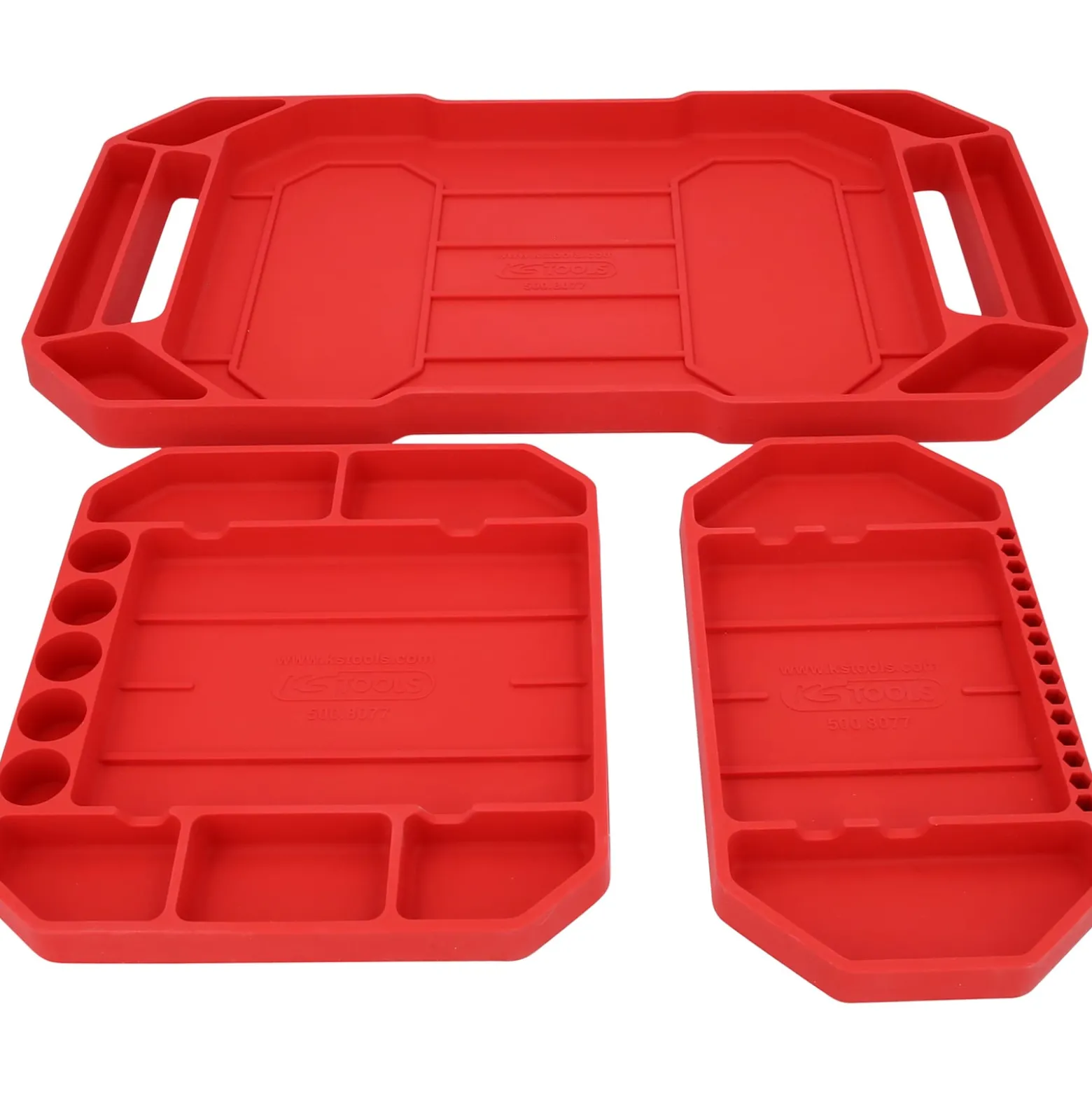 KS TOOLS Werkzeugablagensatz aus Silikon 3tlg. - 500.8077