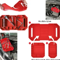 KS TOOLS Werkzeugablagensatz aus Silikon 3tlg. - 500.8077