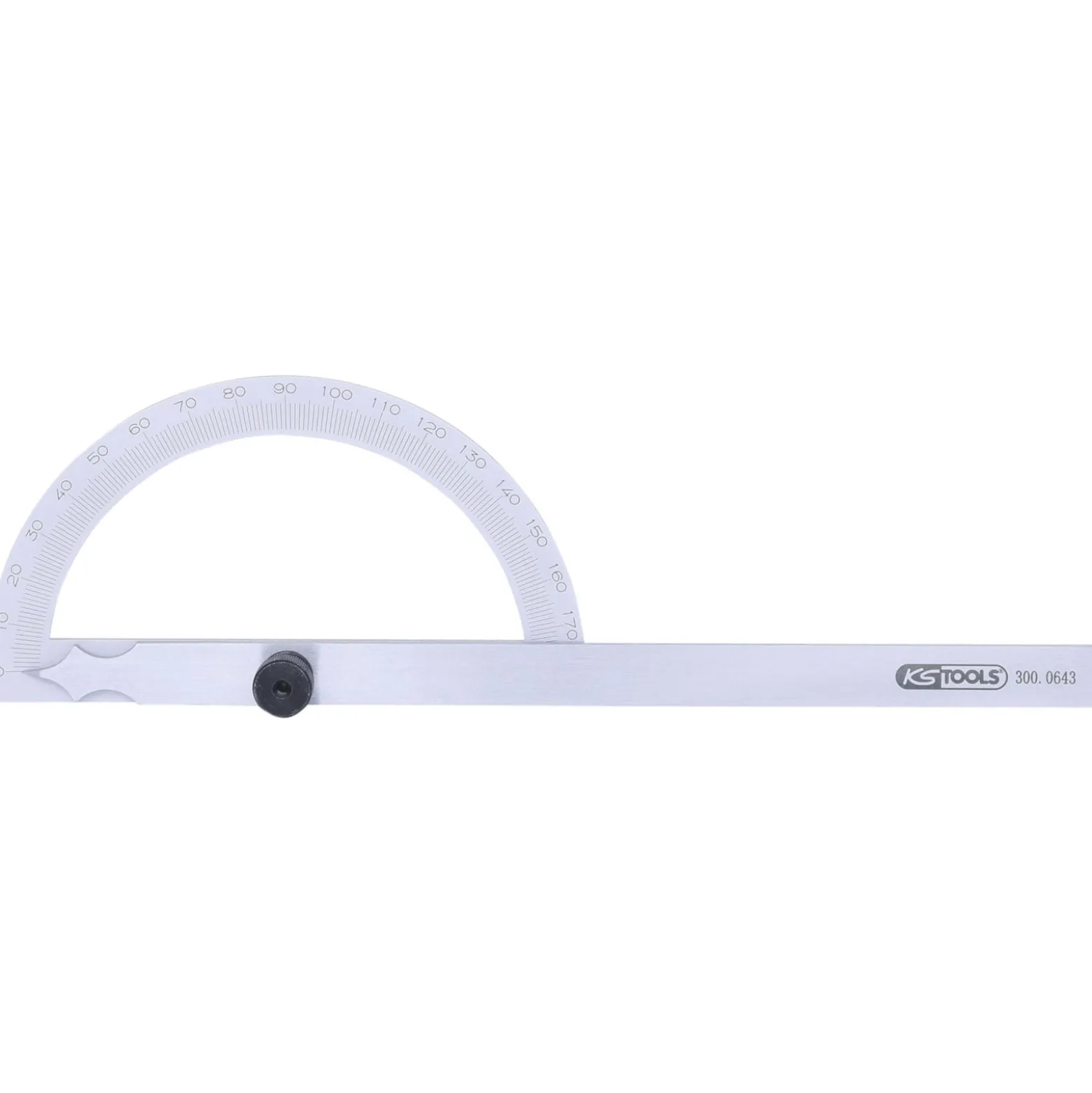 KS TOOLS Winkelgradmesser mit offenen Bogen 300 mm - 300.0643