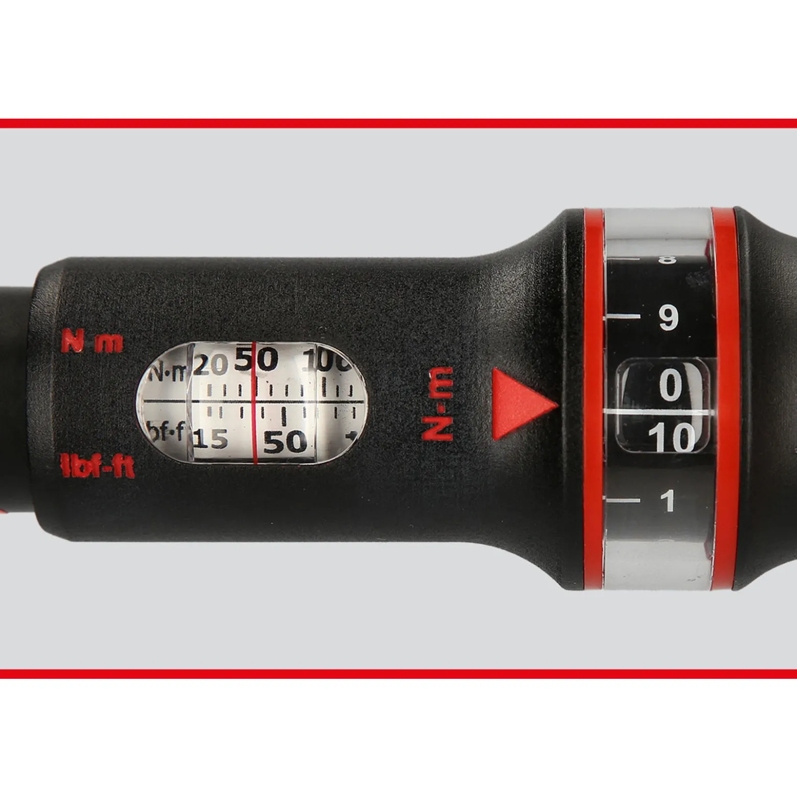 KS TOOLS 9 x 12 mm ERGOTORQUEprecision Einsteck-Drehmomentschlüssel 10 - 50 Nm - 516.1622