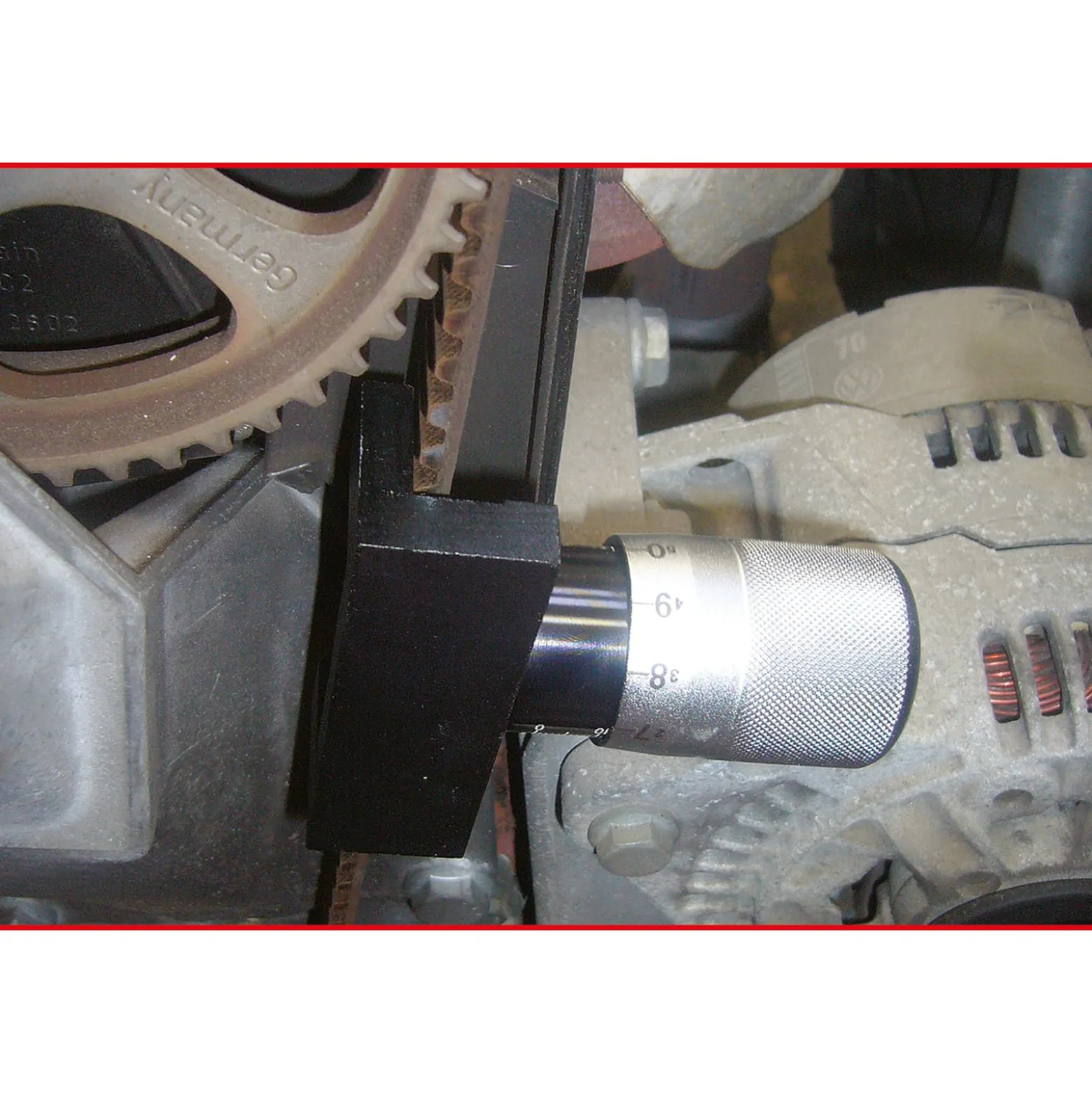 KS TOOLS Zahnriemen-Spannungs-Prüfgerät 100 mm - 150.3015
