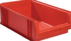 LA-KA-PE Sichtlagerkasten PLK L500 x B315 x H150 mm PP rot - 01250 02 01