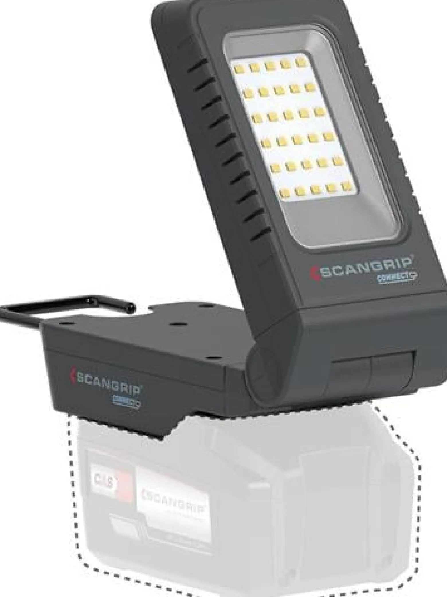LED-Strahler BASIC CONNECT 97 W 1000 lm 5,2 Ah 18 V IP30 SCANGRIP