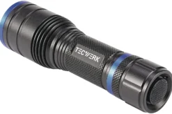 LED-Taschenlampe 150-500 lm 3xAAA 100/170m schwarz TECWERK