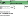 Linsenschraube DIN 7985 ISR M5x25-T25 4.8 galv.verz. 200St.
