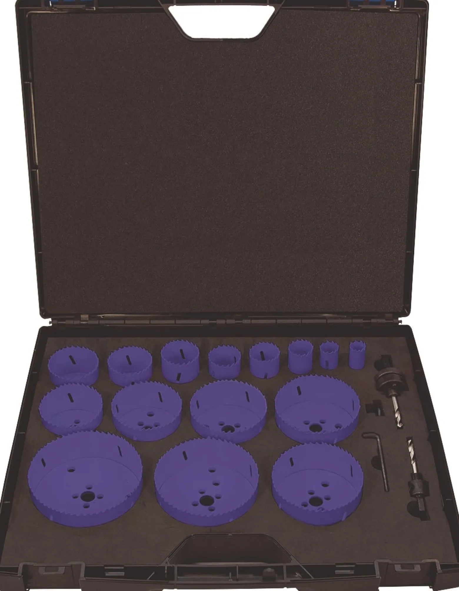 Lochsägensatz 17-tlg.19-114mm Schnitt-T.38mm HSS-Co8 TECWERK