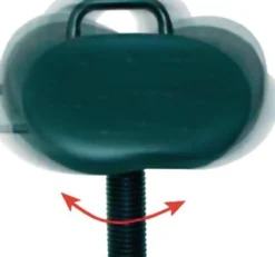 Lotz Stehhilfe Integralschaum Gestell schwarz Sitzhöhe 645 - 825 mm- 3640.01