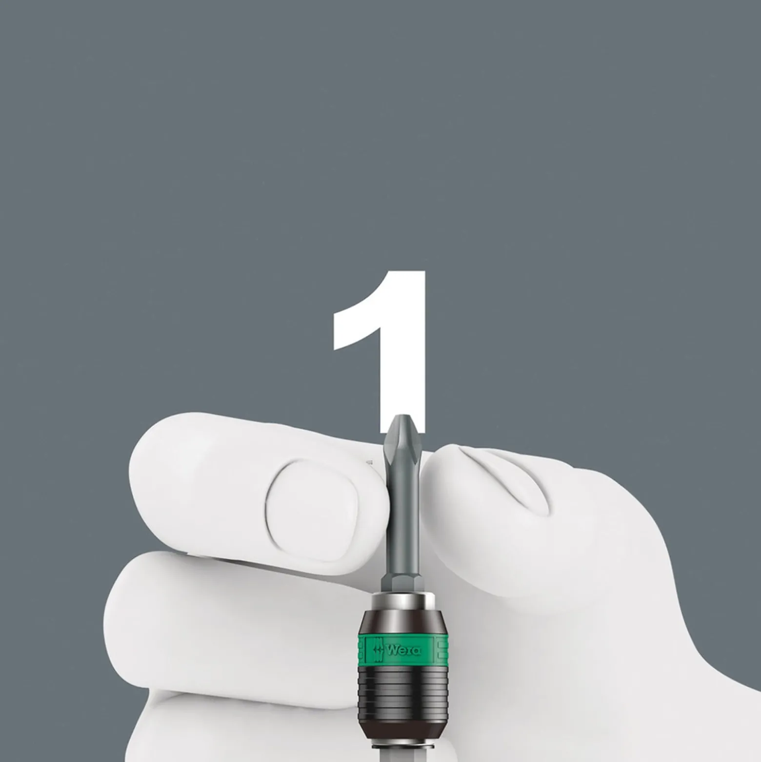 Magazinbithalter Kraftform Kompakt Pistol RA-R 1 7-tlg.BZT PH/PZ/TORX® WERA
