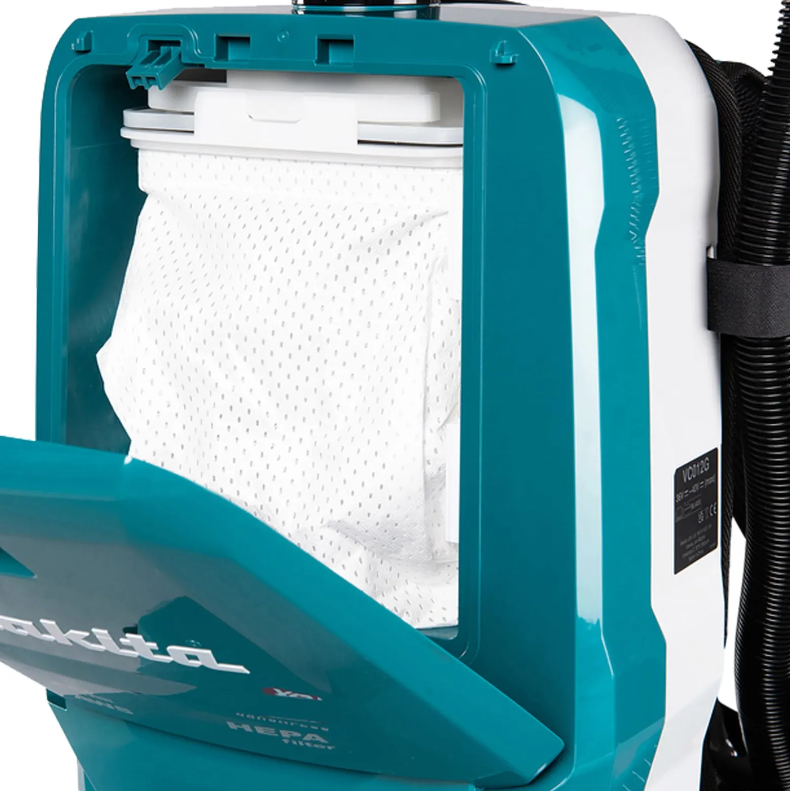 Makita Akku-Rucksackstaubsauger 40V max. mit Bluetooth Solo - VC012GZ01