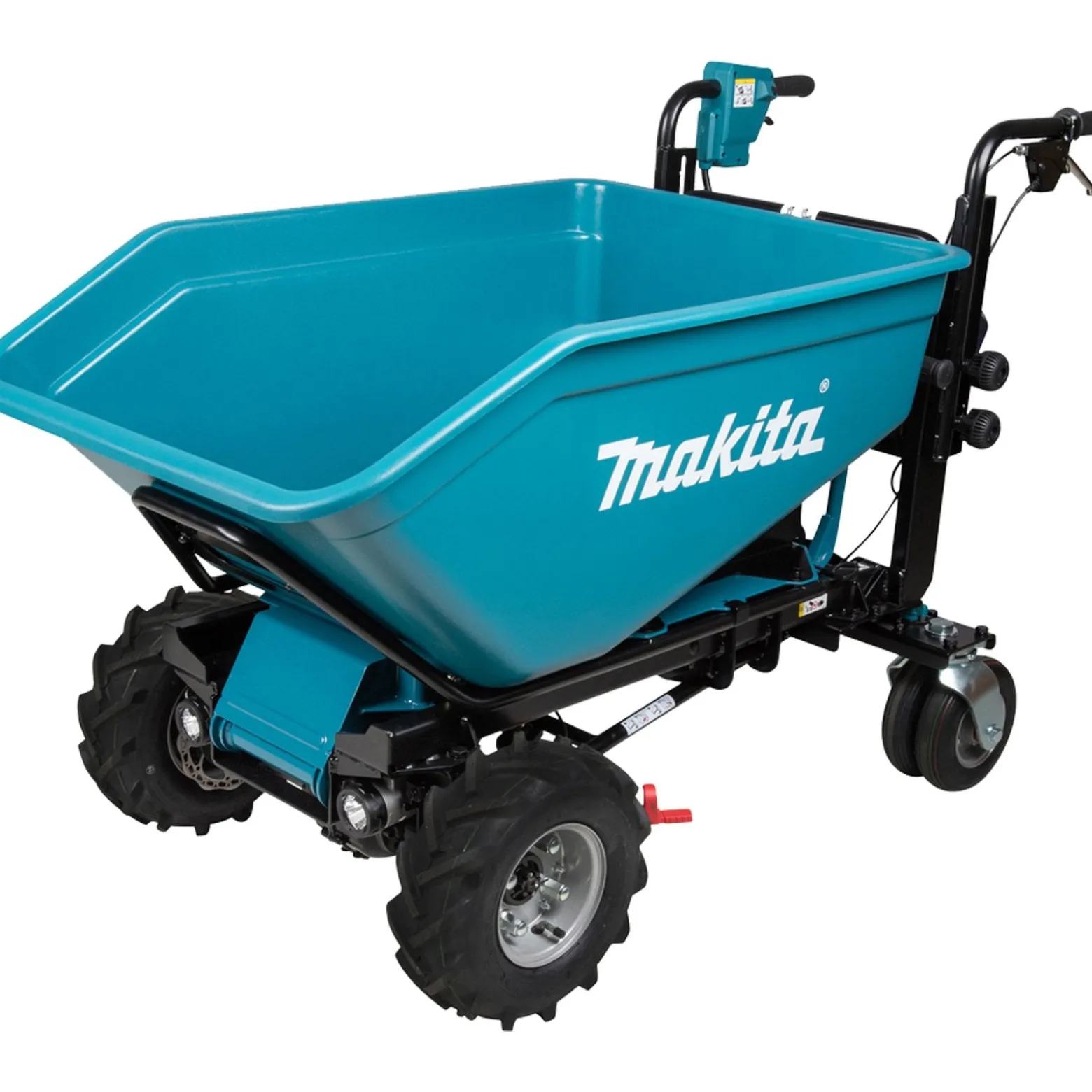 Makita Akku-Schubkarre 2x18V mit elektrischer Kippfunktion Solo - DCU602Z