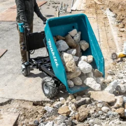 Makita Akku-Schubkarre 2x18V mit elektrischer Kippfunktion Solo - DCU602Z