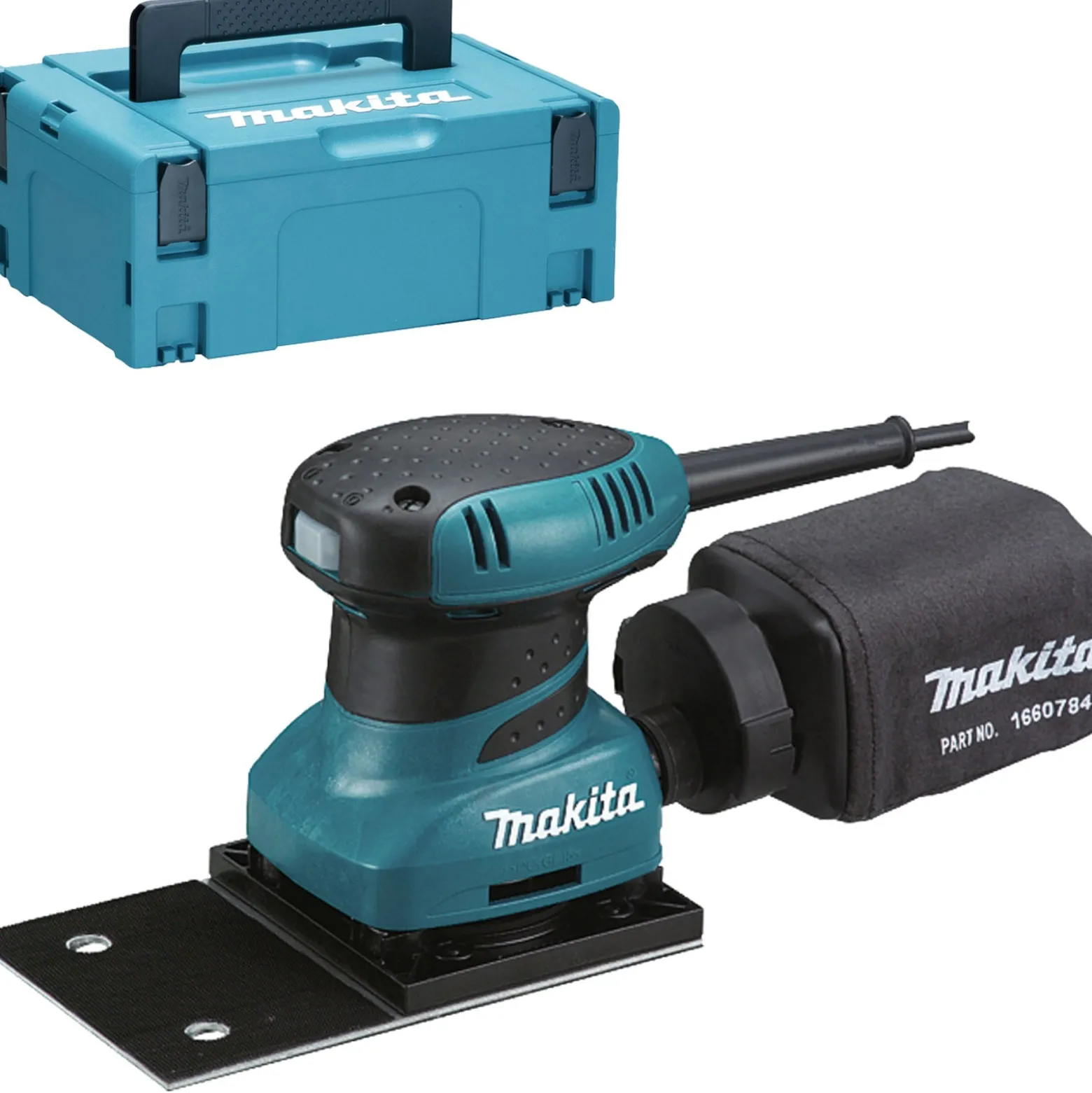Makita BO4565J Faust-Schwingschleifer 200 W im MAKPAC