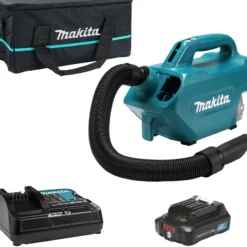 Makita CL121DSA Akku-Staubsauger 12V max. /1x 2,0 Ah Akku + Ladegerät in Transporttasche
