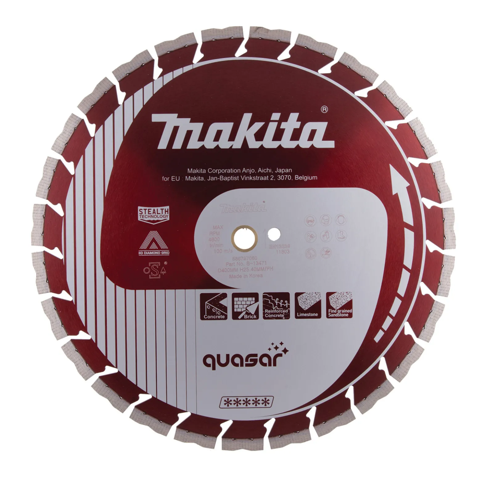 Makita Diamanttrennscheibe 400x25,4 QUASAR - B-13471