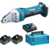 Makita DJS101RTJ Akku-Blechschere 1,0 mm 18 V / 2x 5,0 Ah Akku + Ladegerät im Makpac