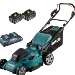 Makita DLM480PT2 Akku-Rasenmäher 2x18V / 2x 5,0 Ah Akku + Ladegerät