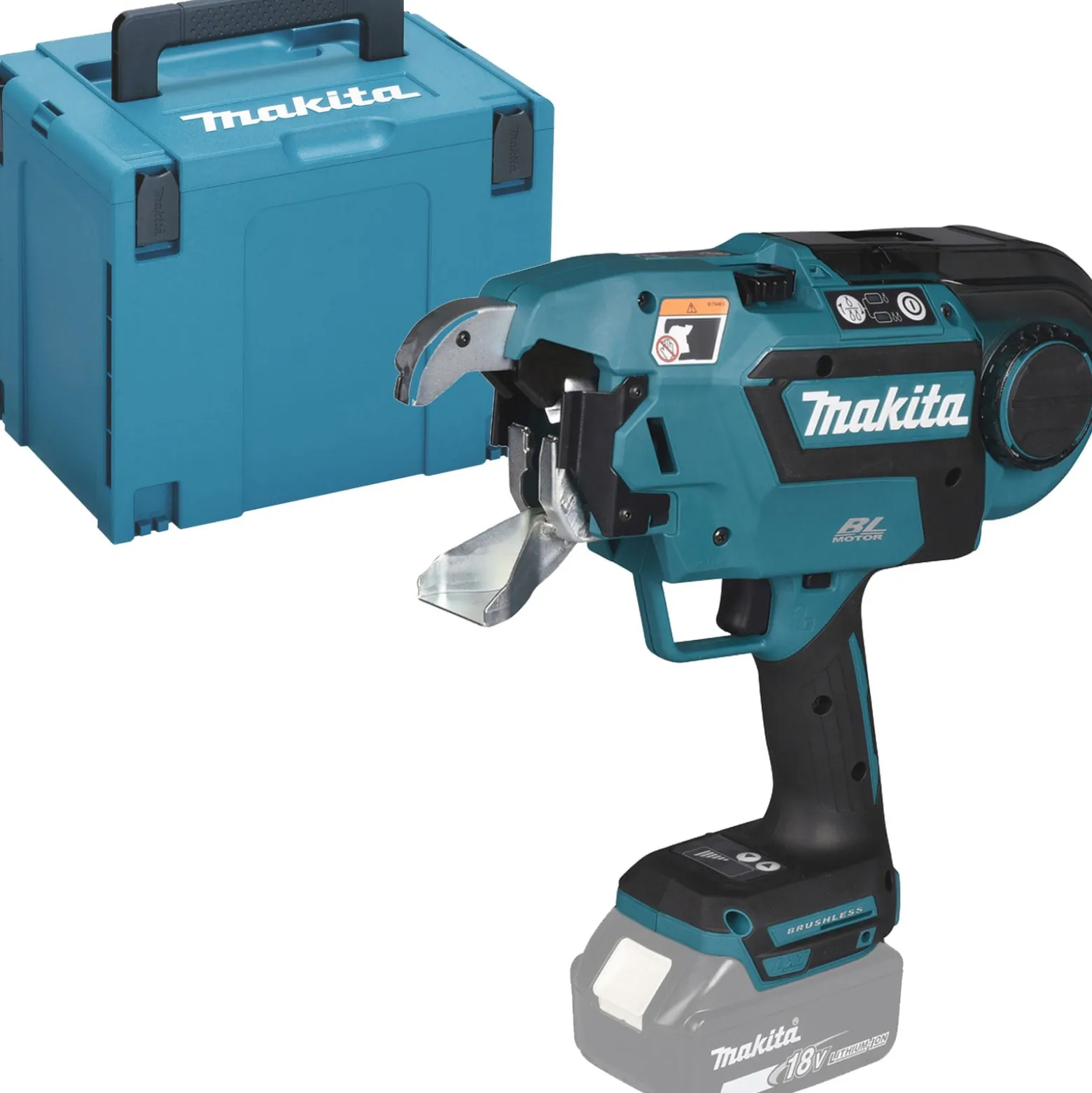 Makita DTR181ZJ Akku-Bewehrungsverbinder 18 V Solo im MAKPAC