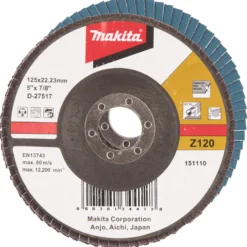 Makita Fächerschleifscheibe 125 mm Z120 - D-27517