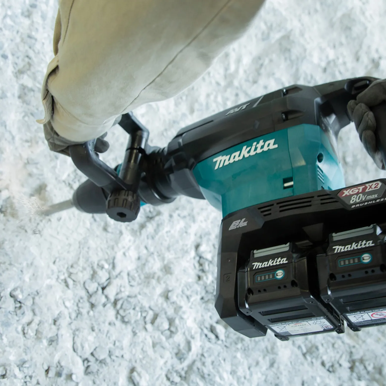 Makita HM002GZ03 Akku-Stemmhammer 2x40V max. Solo im Koffer