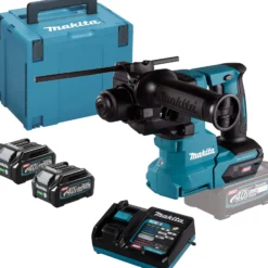Makita HR010GD201 Akku-Kombihammer SDS-PLUS 40 V max. / 2x 2,5 Ah + Ladegerät im MAKPAC