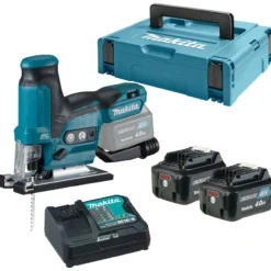 Makita JV102DSMJ Akku-Pendelhubstichsäge 12 V / 2x 4,0 Ah Akku + Ladegerät im Makpac