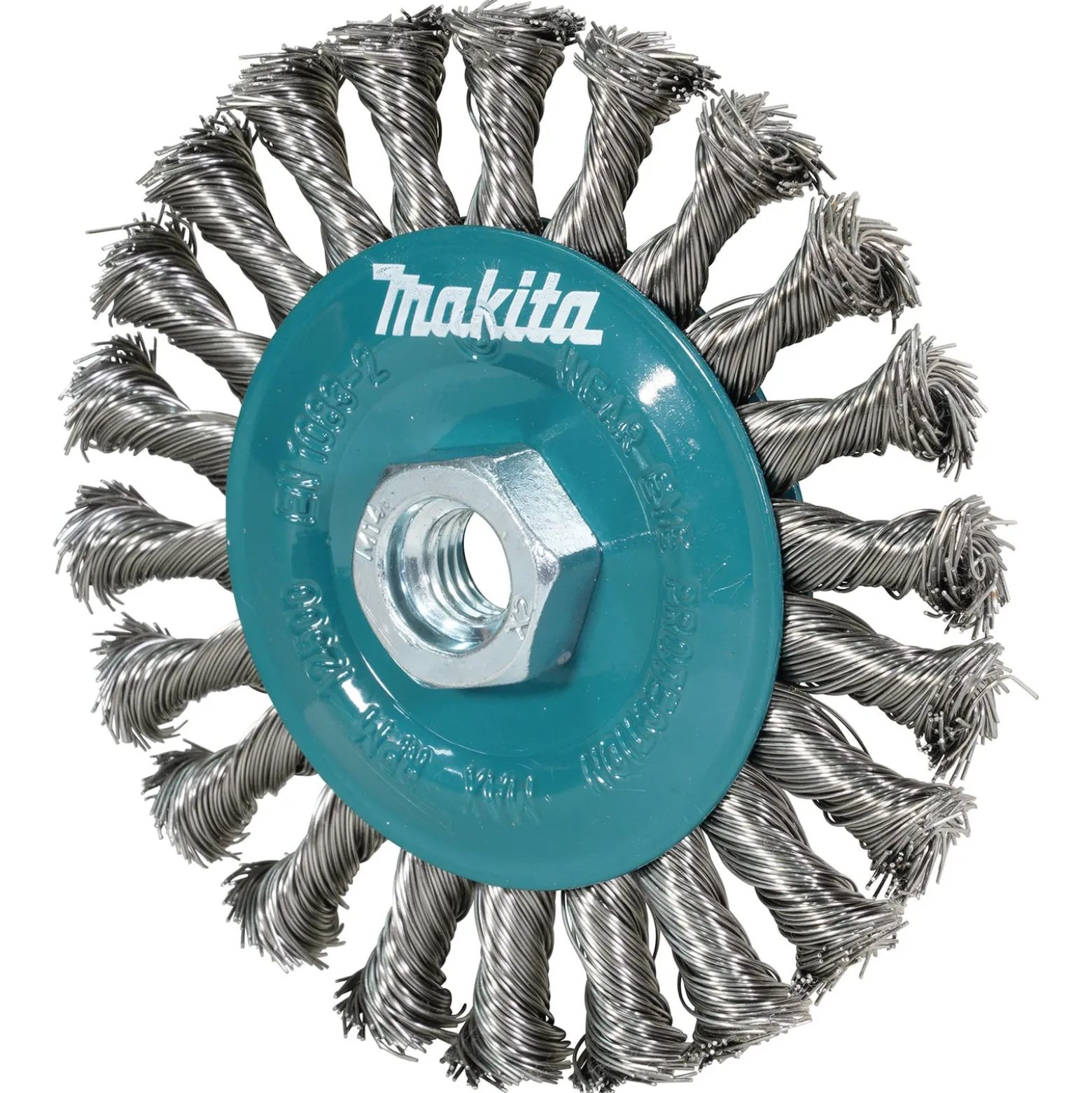Makita Rundbürste gezopft 125xM14 INOX - D-77540