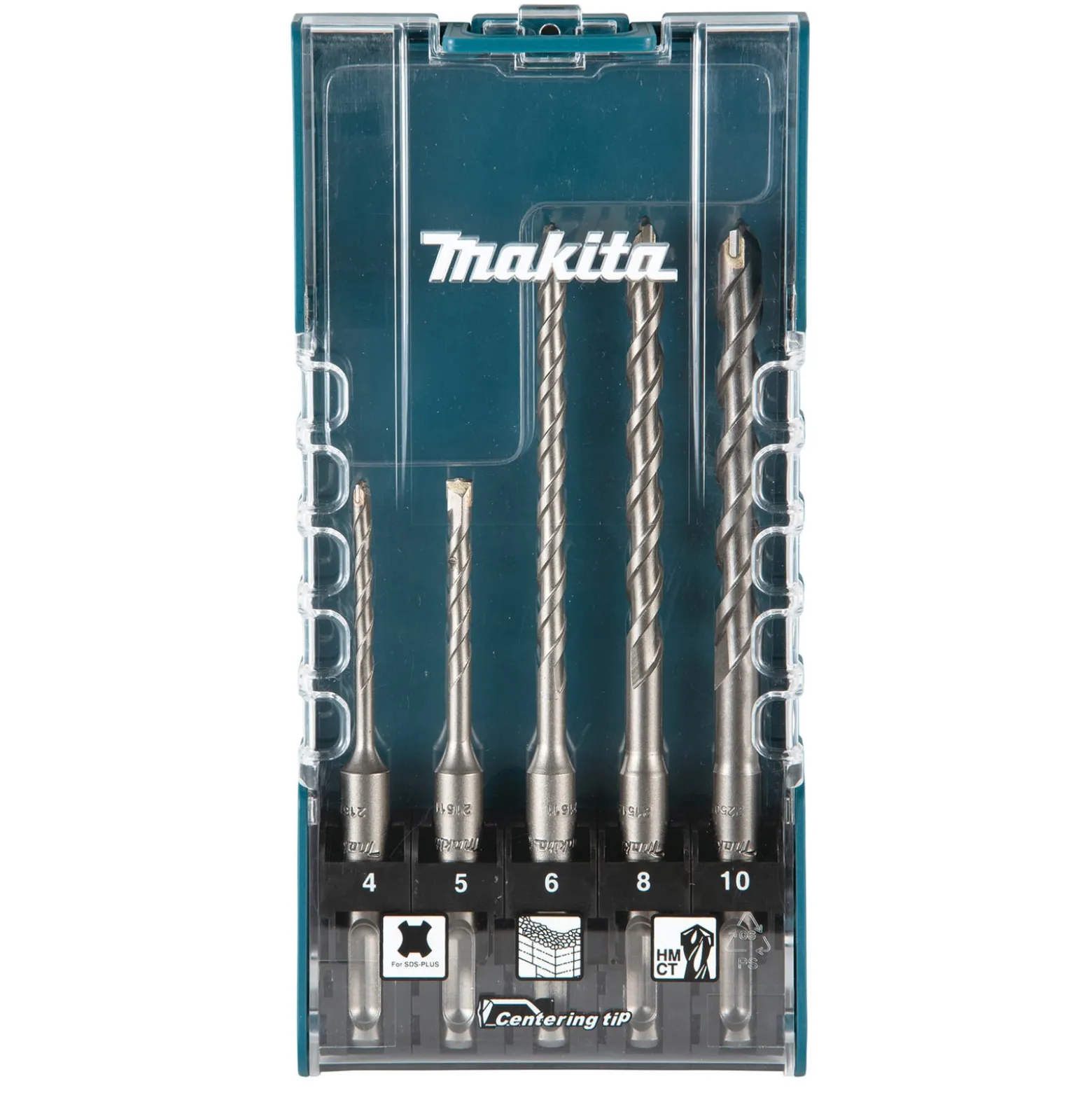 Makita SDS-PLUS Betonbohrer-Set 5tlg. Ø 4 - 10 mm - E-15718