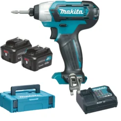 Makita TD110DSMJ Akku-Schlagschrauber 12 V / 2 x 4,0 Ah Akku + Ladegerät im Makpac
