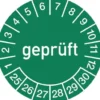 Mehrjahresprüfplakette D.30mm gepr.2026-2031 Folie Btl.a 100 St.