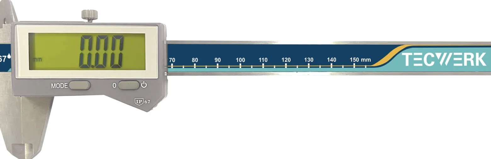 Messschieber DIN 862 IP67 150mm dig.m.Schr.eck.TECWERK