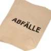 Müllsack 70l 70g 2lagig Papier natronbraun 25 St./Pack.