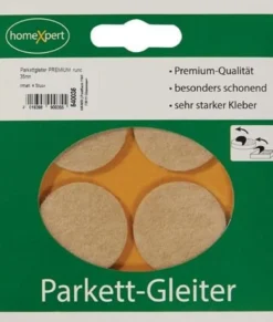 Parkettgleiter Premium 35mm Filz natur rd.selbstkl. - 540035