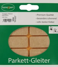 Parkettgleiter Premium 20 x 40mm Filz natur eck.selbstkl. - 542040