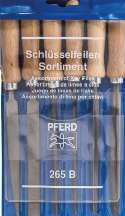 PFERD Schlüsselfeilensatz DIN 7283 A-F Länge 100 mm - 11706100