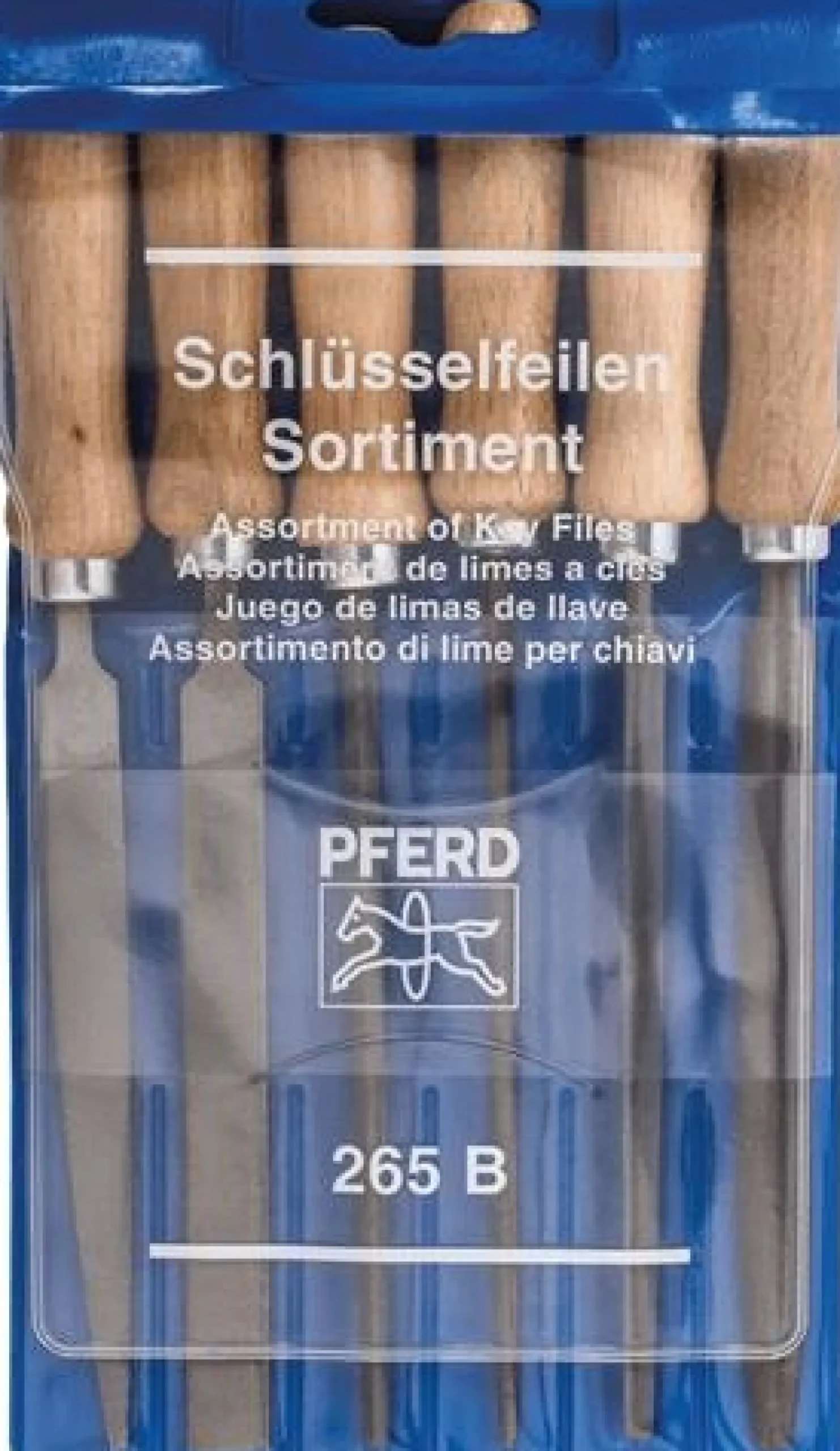 PFERD Schlüsselfeilensatz DIN 7283 A-F Länge 100 mm - 11706100