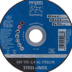 PFERD Trennscheibe SG STEELOX Ø 125 x 2,4 mm gerade - 61331432