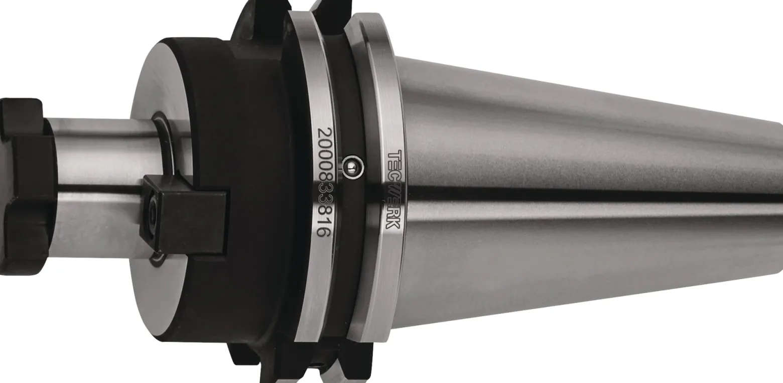 Quernutaufsteckfräsdorn DIN 69871AD/B Spann-D.22mm SK40 A.-L.35mm TECWERK