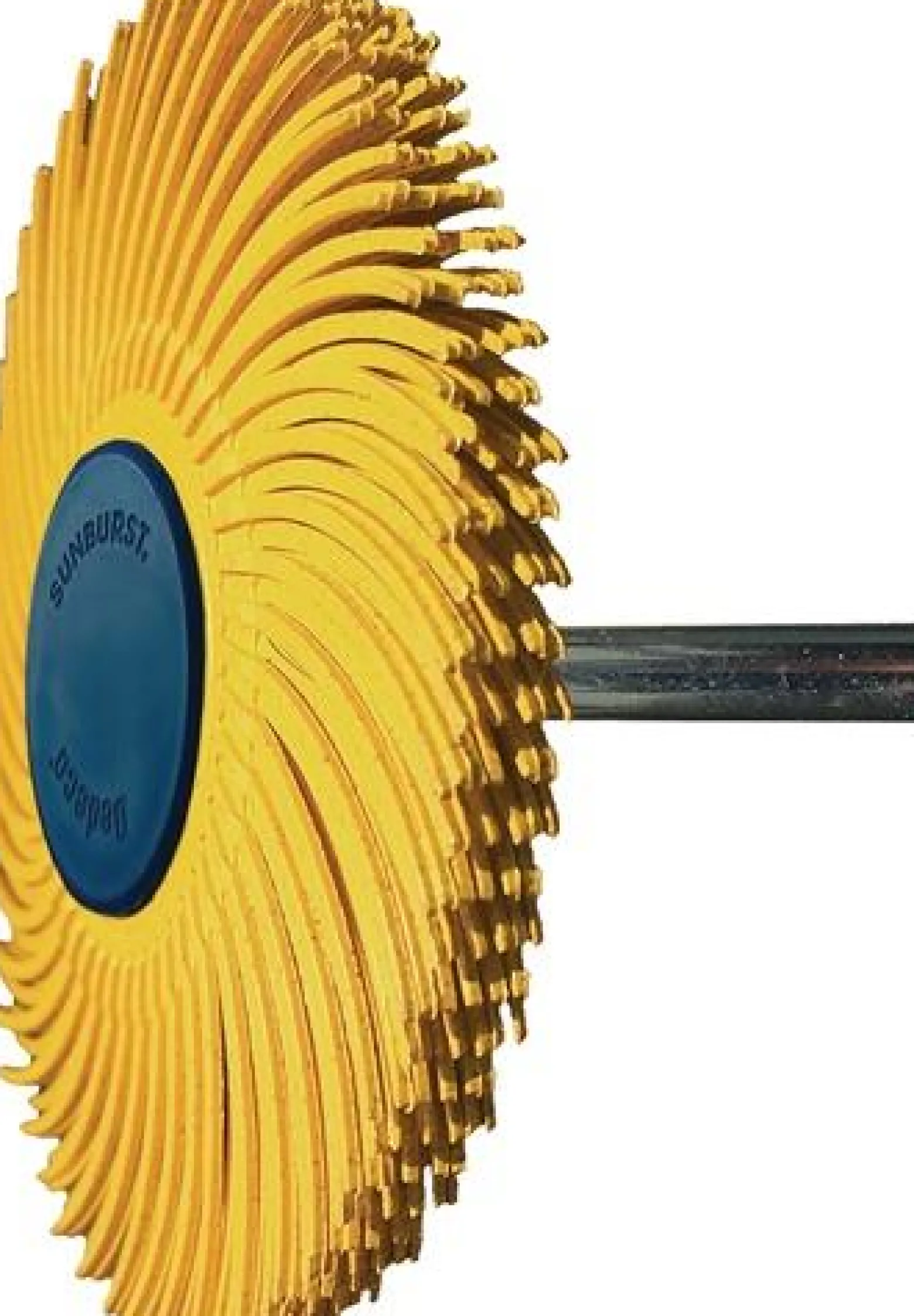 Radialbürstenscheibe Sunburst D.76mm K.80 Gelb 10000min-¹ TYROLIT