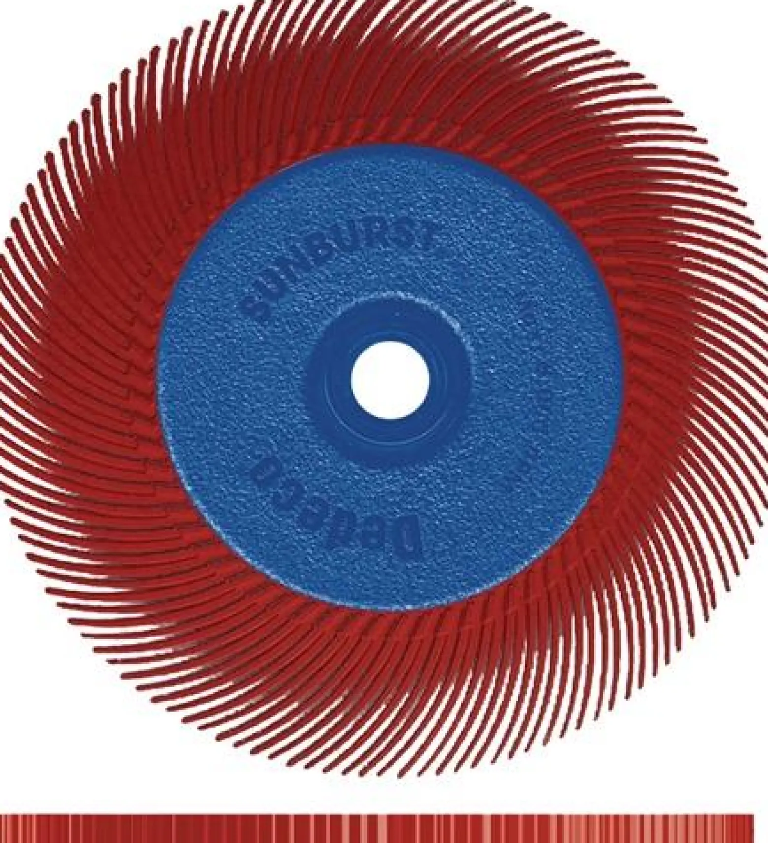Radialbürste Sunburst Ø152xB12,7x25,4mm 220 Form DISC RA PREMIUM