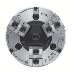 Röhm Kraftspannfutter KFD 160, 3-Backen, mit Kreuzversatz, Zylindrische Zentrieraufnahme - 023529