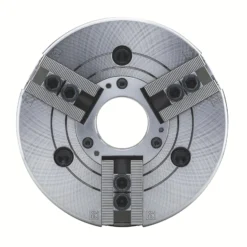 Röhm Kraftspannfutter KFD-HE 170, 3-Backen, Spitzverzahnung90°, Zylindrische Zentrieraufnahme - 154384