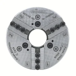 Röhm Kraftspannfutter KFD-HS 160, 3-Backen, Spitzverzahnung 90°, Zylindrische Zentrieraufnahme - 143692