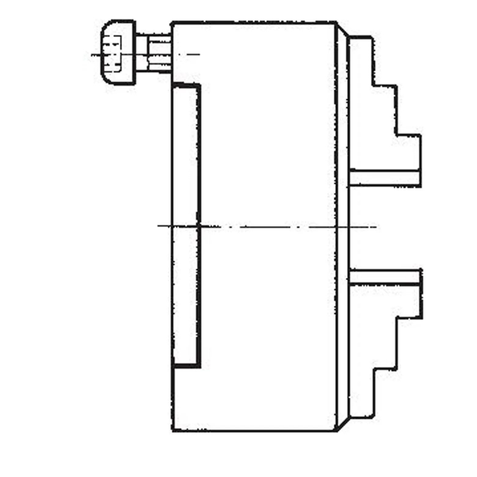 Röhm Planspiralfutter Duro-M 500/3 Zylindrische Aufnahme (DIN 6350 Form A) Grund- und Aufsatzbacken - 185317