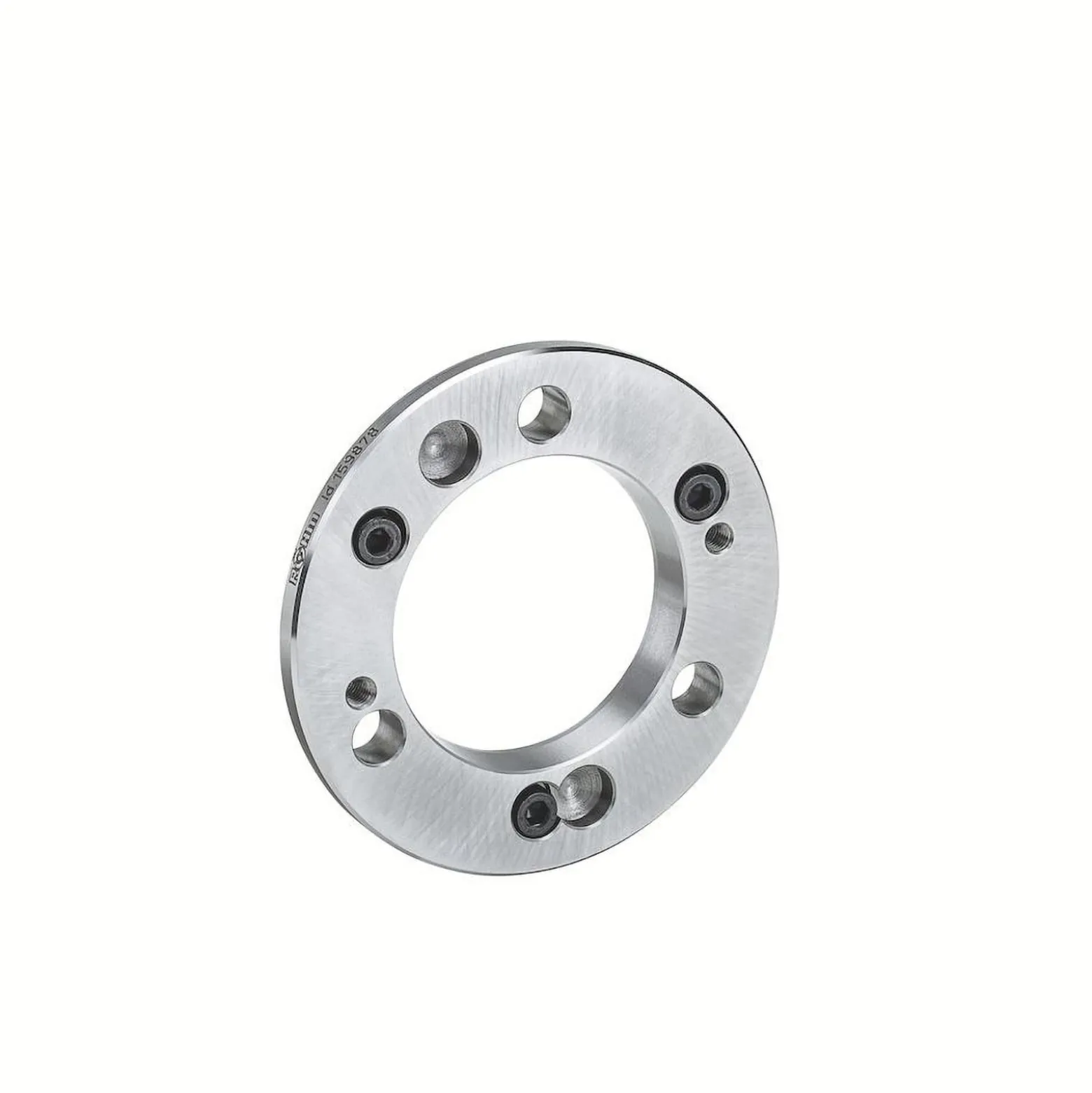 Röhm Stahl-Zwischenflansche mit zylindrischer Zentrieraufnahme DIN 6353 für Dreibacken-futter Spindelkopfgröße 5, Größe 175 Ausführung I - 145153