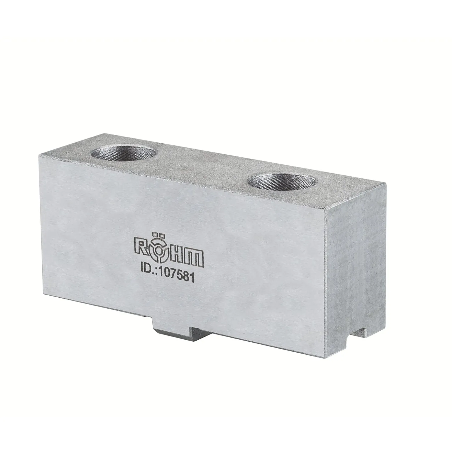 Röhm Ungestufte Aufsatzbacke AB, Größe 1000/1250, 4-Backensatz, DIN 6350 ungehärtet - 105109