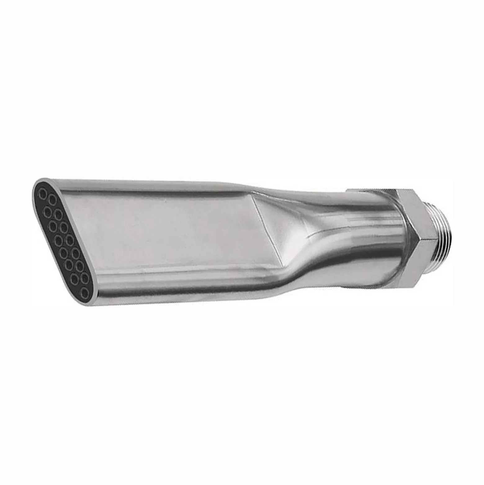 Riegler lärmarme Flachdüse M12 x 1,25 MS vernickelt Düsenbreite 21 mm - 114366