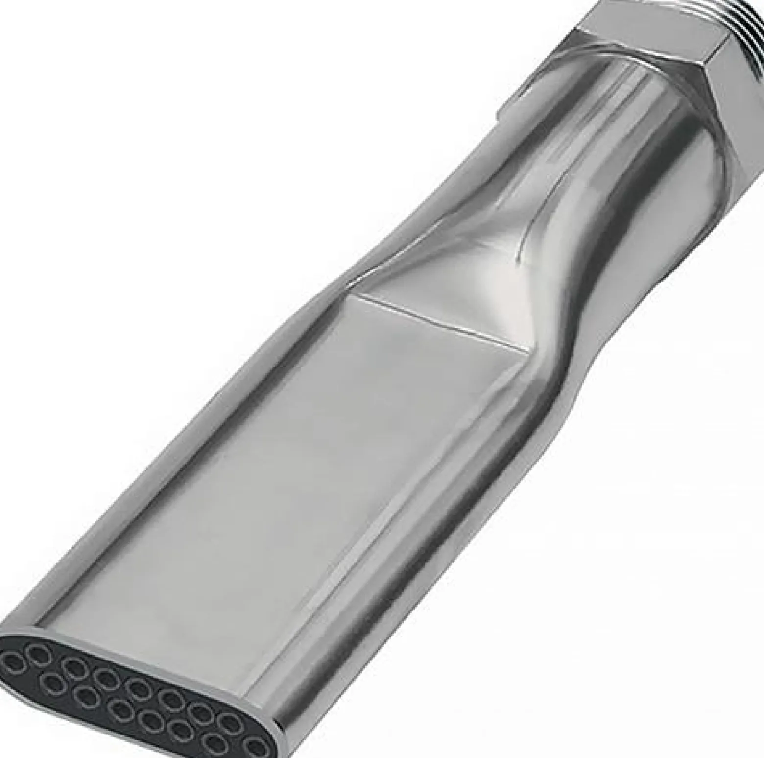 Riegler lärmarme Flachdüse M12 x 1,25 MS vernickelt Düsenbreite 21 mm - 114366