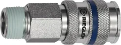 Riegler Schnellverschlusskupplung NW 7,8 Stahl R 1/4 AG - 141512