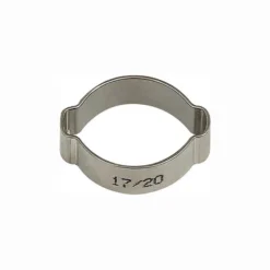 Riegler 50x Schlauchklemme 2-Ohr Edelstahl 1.4301 (W4) Spannbereich 11 - 13 mm - 179471